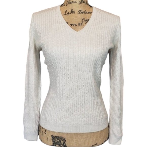 JEANNE PIERRE Sweaters - Jeanne Pierre Cable Knit Sweater